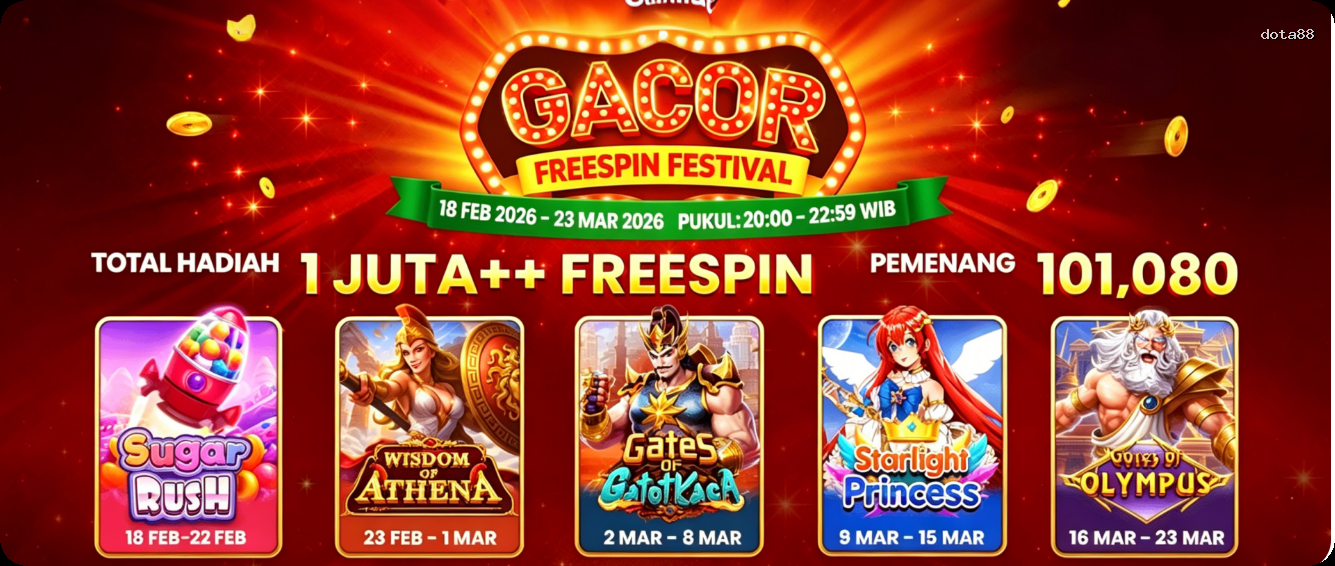 Login dota88 Sekarang Bonus Melimpah